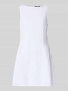 Mini-jurk met ronde hals, model 'Aline'