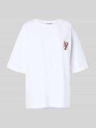 Loose fit T-shirt van puur katoen, model 'TOBSTER'