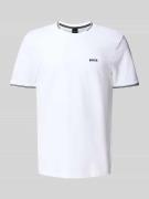 Regular fit T-shirt van katoenmix, model 'TAUL'