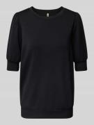 Sweatshirt met ribboorden, model 'BANU'