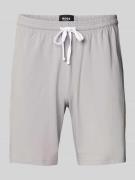 Regular fit sweatshorts van een mix van katoen en elastaan