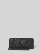 Portemonnee met labeldetail, model 'ADELASIA'