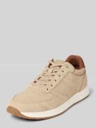 Lage sneakers van echt suède