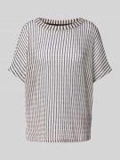 Relaxed fit T-shirt in gebreide look, model 'Umila'