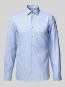 Slim fit zakelijk overhemd met kentkraag