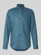 Slim fit zakelijk overhemd met kentkraag