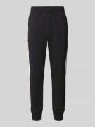 Regular fit sweatpants met tunnelkoord, model 'Train'