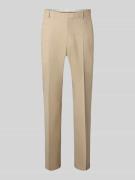 Regular fit pantalon met wol, model 'LEON'