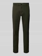 Slim fit chino van katoenmix, model 'NEW MILES'