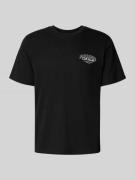 T-shirt met labelprint, model 'MAKOTO'