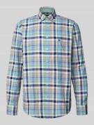 Regular fit vrijetijdsoverhemd met logostitching, model 'Oxford'