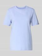 Regular fit T-shirt van puur katoen, model 'RIA'