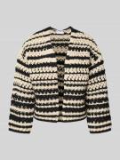 Gebreid jack in gehaakte look