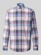 Regular fit vrijetijdsoverhemd met logostitching, model 'Oxford'