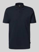 Regular fit poloshirt van katoenmix