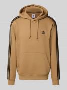 Hoodie met labelstitching