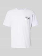 T-shirt met labelprint, model 'MAKOTO'