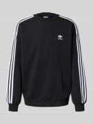 Sweatshirt met labelstitching en ronde hals
