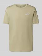 T-shirt met labelstitching en ronde hals