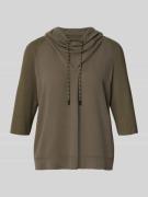 Sweatshirt met tunnelkoord