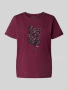Regular fit T-shirt van puur katoen