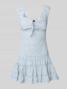 Mini-jurk met broderie anglaise, model 'Cornelia'