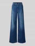 Wide fit jeans van katoenmix in 5pocketmodel