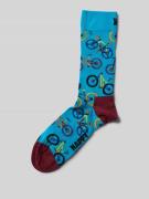 Sokken met motiefstitching, model 'MOUNTAIN BIKE'