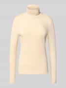 Shirt met lange mouwen en col, model 'ESTER'