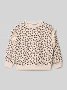 Sweatshirt met ribboorden