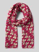 Sjaal van viscose in all-over look