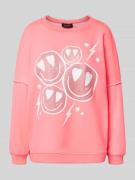 Oversized sweatshirt van katoenmix