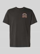 T-shirt met labelprint