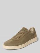 Sneakers met labeldetail