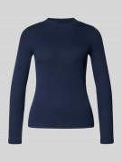 Shirt met lange mouwen en opstaande kraag