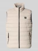 Regular fit bodywarmer van waterafstotend materiaal