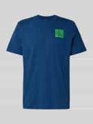 Regular fit T-shirt van puur katoen met logoprint