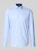 Regular fit zakelijk overhemd van puur katoen