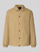 Jack met platte kraag en steekzakken