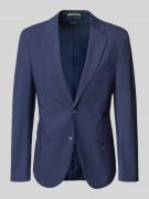 Slim fit 2-knoops colbert met klepzakken