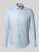 Slim fit zakelijk overhemd met kentkraag