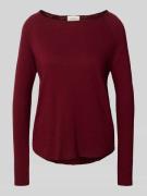 Shirt met lange mouwen en boothals, model 'SONOMA'