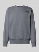 Sweatshirt met labelprint