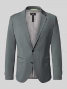 Slim fit 2-knoops colbert met klepzakken, model 'Monopoli'