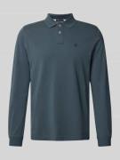 Regular fit poloshirt met labelstitching