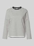 Shirt met lange mouwen en ronde hals, model 'LUCE'