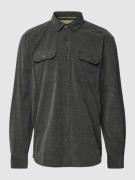 Regular fit vrijetijdsoverhemd met structuurmotief