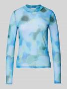 Shirt met lange mouwen in batiklook