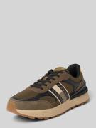 Lage sneakers van leermix