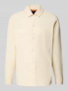 Vrijetijdsoverhemd van puur katoen, model 'LOCKY_2'